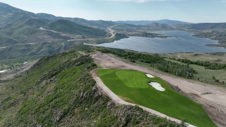 Golf course construction at Marcella Jordanelle Ridge, July 1, 2025