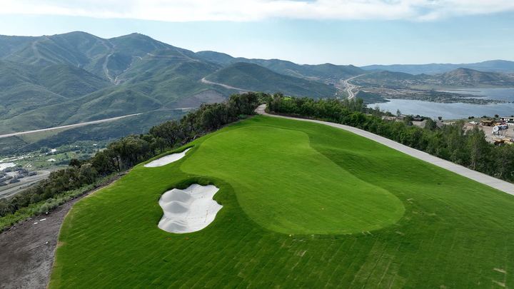 Golf course construction at Marcella Jordanelle Ridge, July 1, 2025