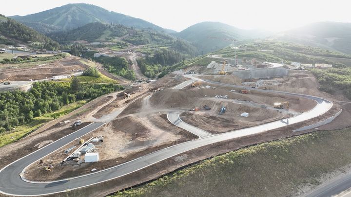 Construction progress at Marcella Landing, July 1, 2025
