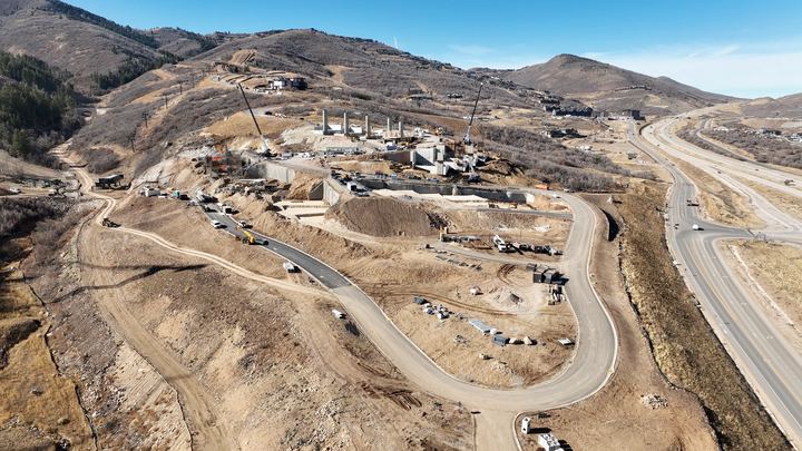 Aerial construction progress at Marcella Landing, November 1, 2025
