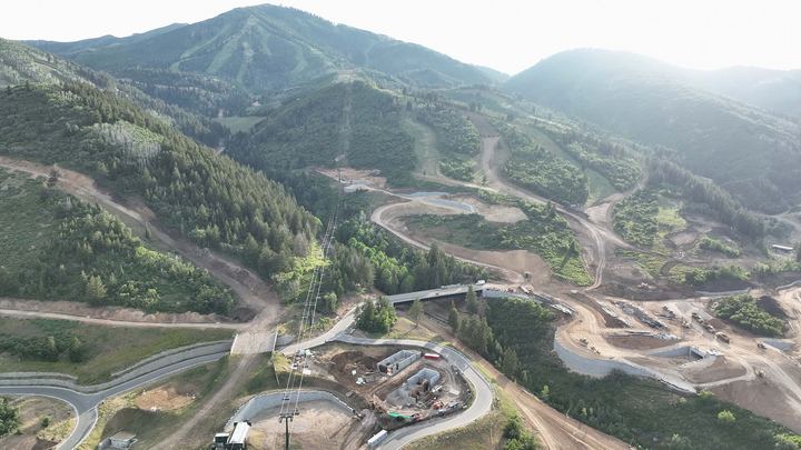 Construction progress at Marcella Lodge, July 1, 2025